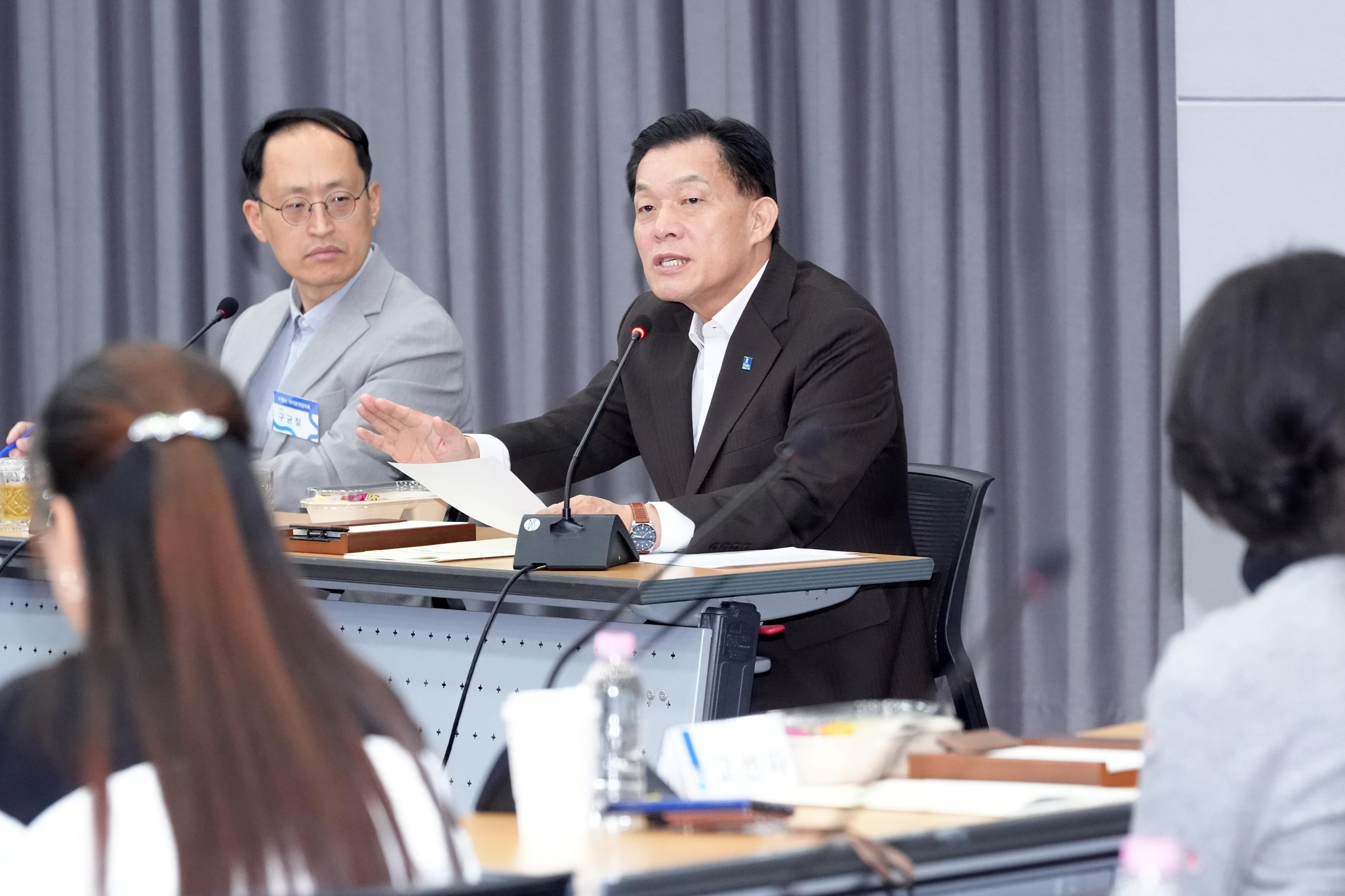 이재준 수원시장이 발언하고 있다. 수원시 제공
