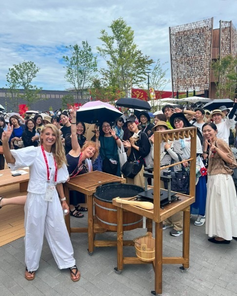 Traditional papermaking experience at Duszniki-Zdrój at the Intangible Cultural Heritage Festival