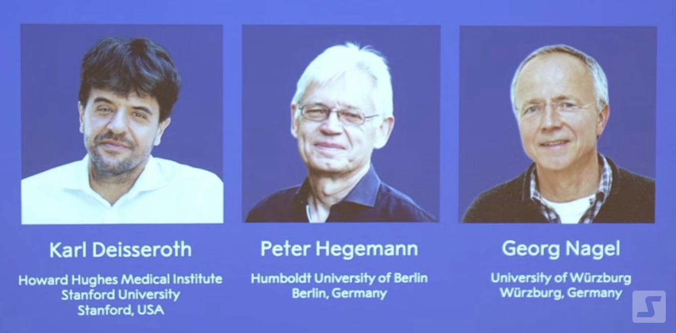 Những người được chọn nhận Giải Nobel Y học 2026: Karl Deisseroth, Peter Hegemann, Georg Nagel